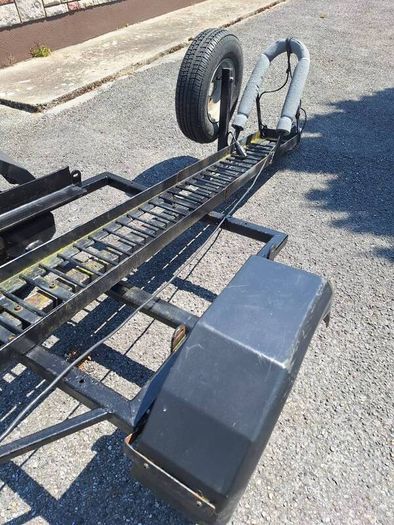 Motorcycle trailer.