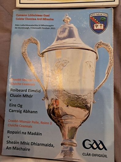 9 x Armagh GAA Club Final Programmes