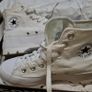 White chunky converse lugged Image 5
