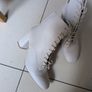 Stradivarius Cream Ankle Boots.  S.39-6.  B.N.W.T. Image 2