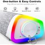 SOULION R30 Plus Computer Speakers, Wired USB-Powered Bluetooth V5.3 PC Sound Bar, Colorful LED Lights with Switch Button, Surround Sound Portable Computer SoundBar Image 4