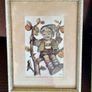 4 Vintage Original Framed Hummel Print Postcards Image 4
