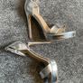 KORKYS Stunning Platform Silver Heels Size 5! Image 10
