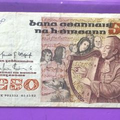 Irish fifty pound note