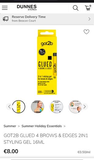 Got2b Clear Brow Gel - Long-Hold, Quick Dry
