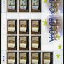 2003 Ireland Europa Posters Commemorative  Sheetlets Plate 1A1A1A1A Mint Never Hinged (MNH) Image 2
