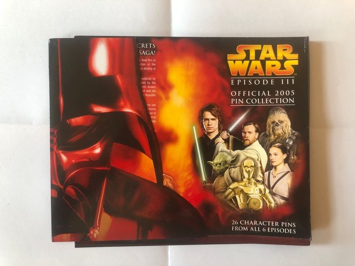 Star Wars Episode III 2005 Pin Collection Complete Set