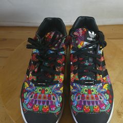 Adidas Originals ZX Flux Sugar Skull Black Floral Trainers AQ5460 Mens UK \Ire 11 Euro 46