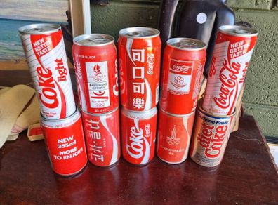 Olympic can collection.