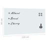 Wall Mounted Magnetic Board Glass 120x60 cm Image 5