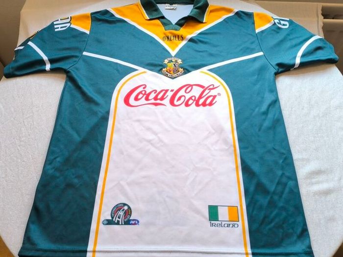Rare 2001/02 Ireland GAA 'International Rules Series' Home Jersey Size L Adults