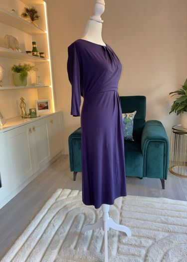 Brand-New Ladies Purple Dress from L.K. Bennett London. Size UK 8 / EU 36