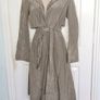 Metallic Grey/Goldish Coloured Trench Coat from Topshop size 8 Image 10