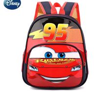Disney Cars Lightning McQueen 3D Mini Schoolbag Kids Cartoon Stereoscopic Schoolbag Backpack Bag Fashion Kawaii Schoolbag Kids