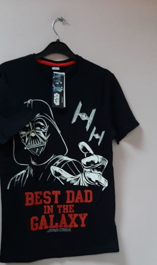 New Star Wars best dad in Galaxy tee shirt
