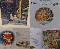 One snowy night by Nick Butterworth book & poster set