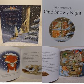 One snowy night by Nick Butterworth book & poster set