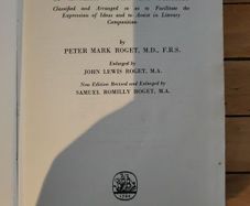 Thesaurus Of English Words And Phrases Roget 1933 Longmans Hardcover