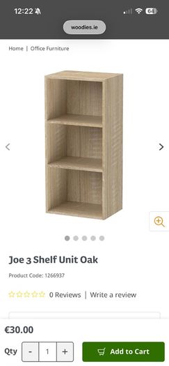 3 Shelf Units