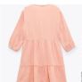 Zara peach dress size 10 Image 3