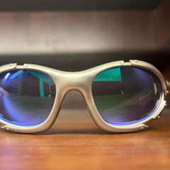 Oakley Men's Cream and Tan Sunglasses