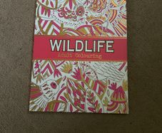 Wildlife adult colouring book