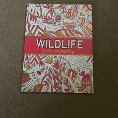 Wildlife adult colouring book