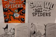 Sam Wu is NOT afraid of spiders! by Katie Tsang