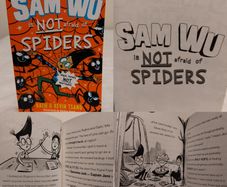 Sam Wu is NOT afraid of spiders! by Katie Tsang