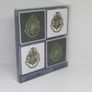 Harry Potter Coasters Set Of 4 Black & White School Emblem Hogwarts Crest Novelty Collectible From Penneys Primark Home   Brand new in original packaging This is official merchandise Image 5