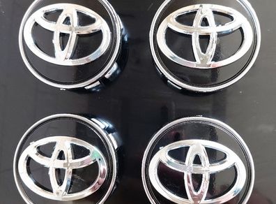 4 x Toyota Centre Caps (62mm) FREE POST