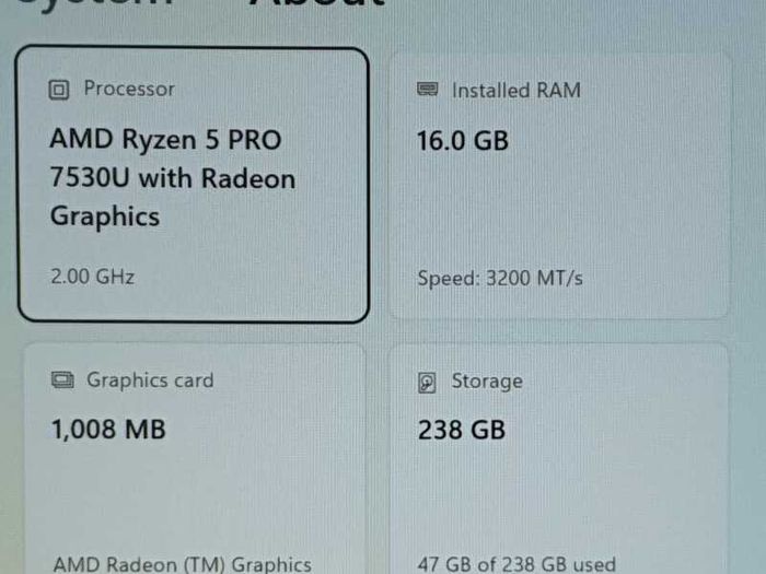 Lenovo ThinkPad L14 Gen 4 | Ryzen 5 Pro 7530U | 16GB RAM | 256GB NVMe | Windows 11 Pro