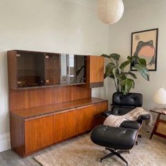 Mid Century Teak McIntosh Sideboard / Highboard / Drinks Cabinet