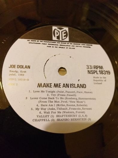 Joe Dolan.