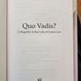 Quo Vadis ? Collegiality In The Good Of Cannon Law. By Mary Mcaleese. First Edition Hardback With Dustjacket In Good Condition. Image 2