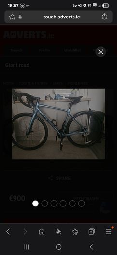 Giant road bike