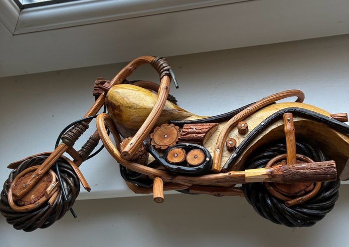Handcrafted  Harley Style Timber Motorcycle