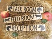 Equestrian Yard Stable door locker wooden hanging signs plaques