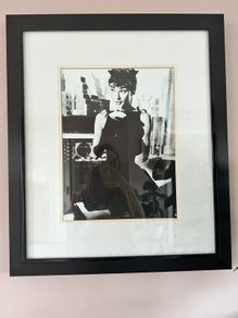 Beautifully framed Audrey Hepburn Portait