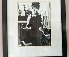 Beautifully framed Audrey Hepburn Portait
