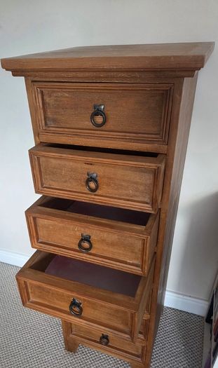 Tall boy 7-drawer unit