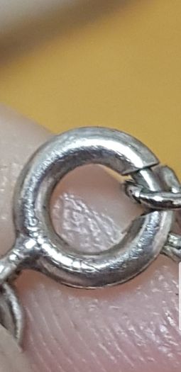 Necklace with silver chain