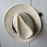 Summer straw Fedora hat Image 4
