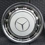 hubcaps wheel covers trims mercedes vintage chrome 14" Image 4