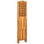 4-Panel Room Divider 161x2x170 cm Solid Acacia Wood Image 5