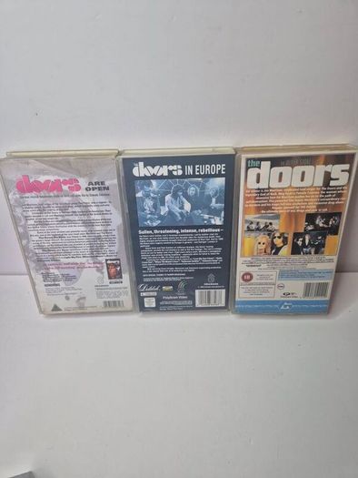 The Doors Vintage VHS Tape Bundle x4 (Mold-Free)