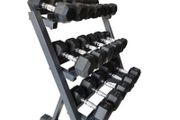 Hex Dumbbells 2.5kg - 20kg + 3 Tier Storage rack