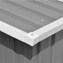Metal Garden Shed, Grey 257 x 489 x 181 cm Image 8