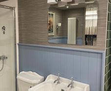 NEW Generation Lighting 3-Light Chrome Bathroom Vanity Light Fixture