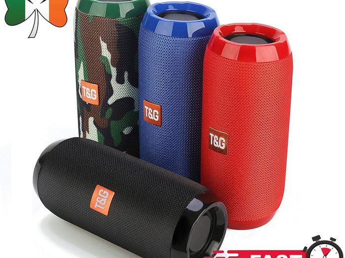 TG117 Portable Bluetooth Speaker Waterproof Outdoor FM Radio TF Bass Speakers